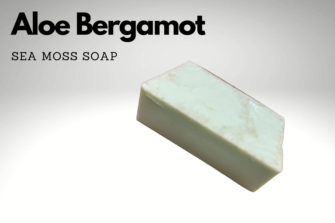 All natural Sea Moss Soaps in 5 varieties, 4 oz soap bars,