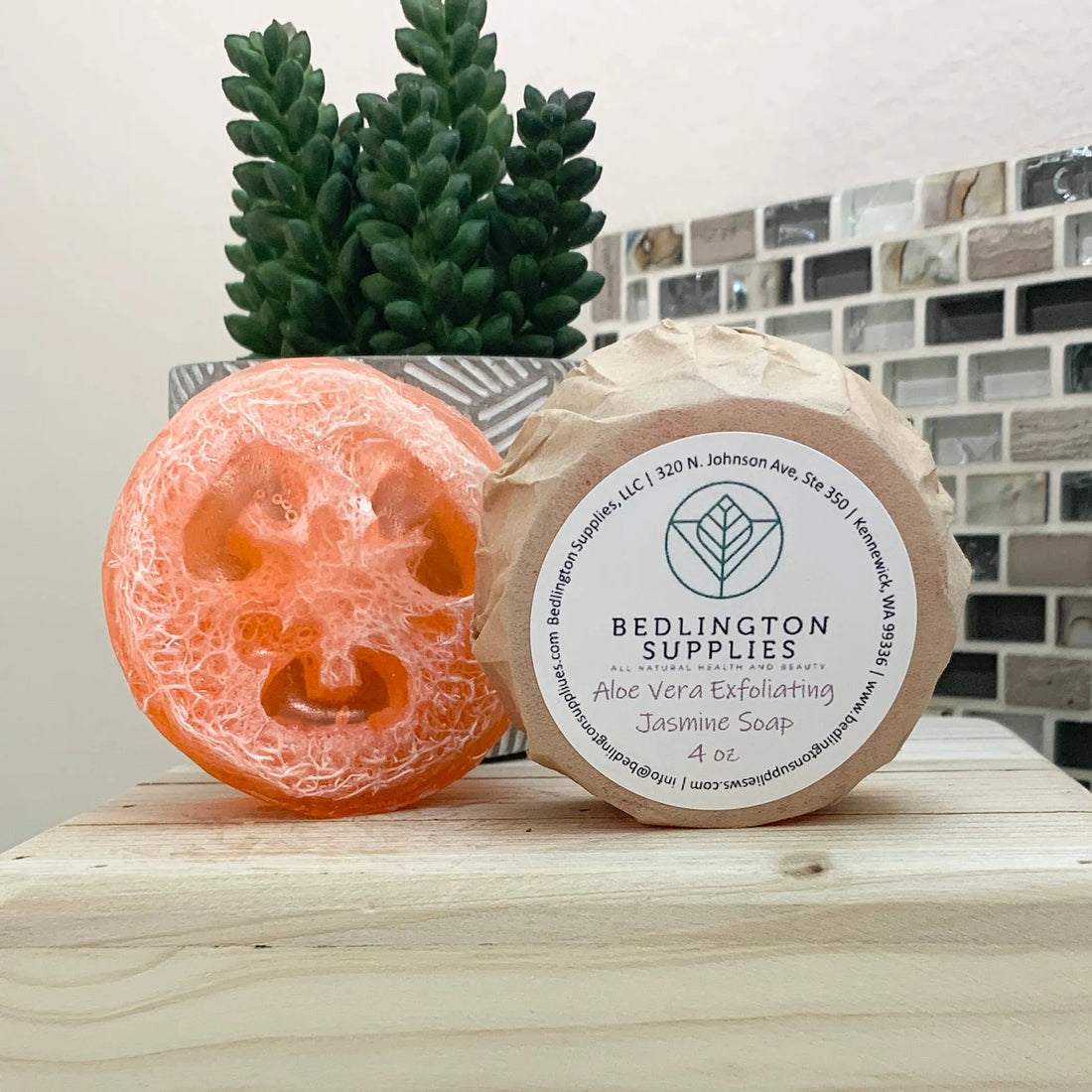 Aloe Vera Exfoliating Jasmine Soap