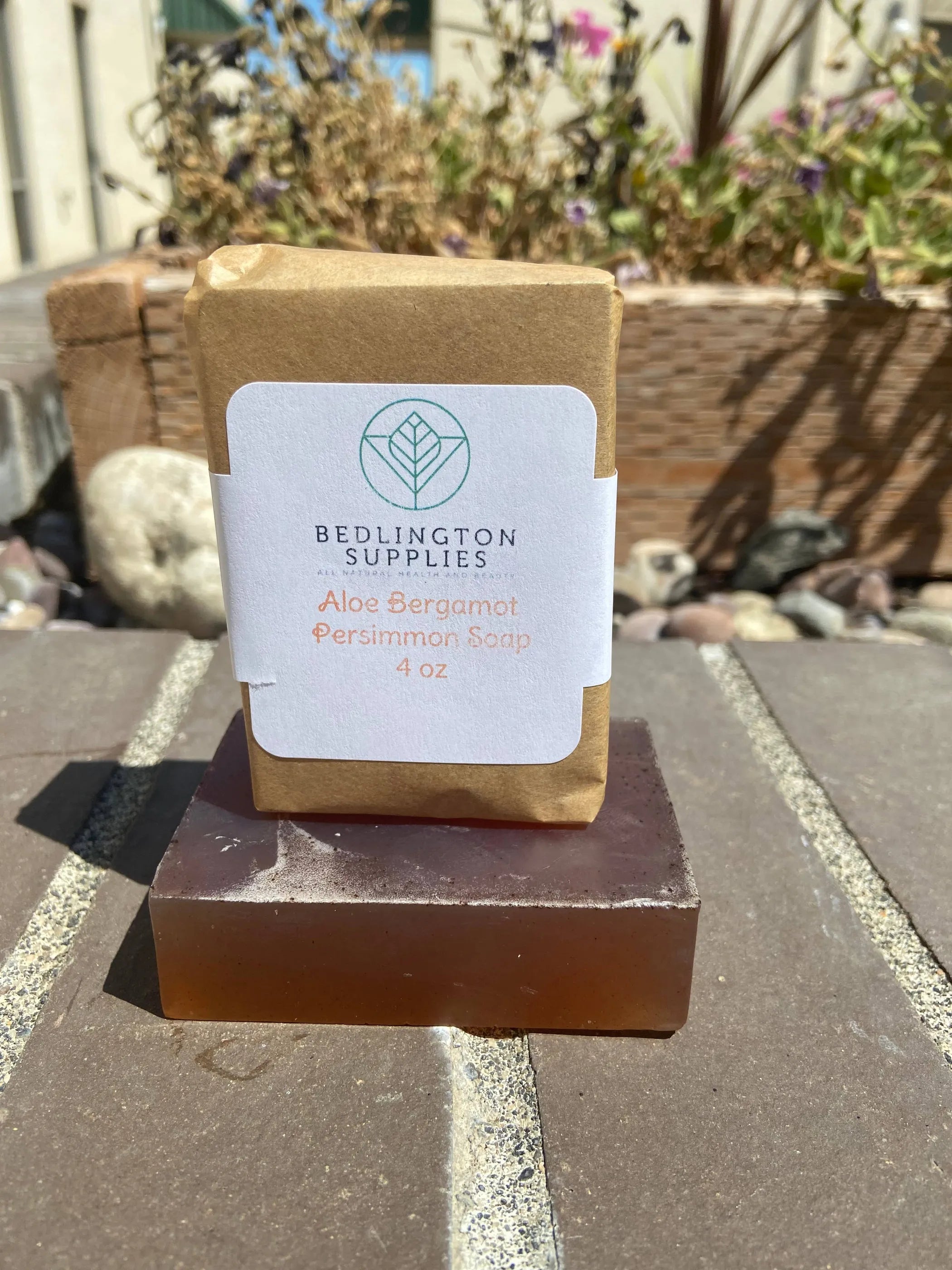 Deodorizing Persimmon Soap with Aloe Bergamot Fragrance