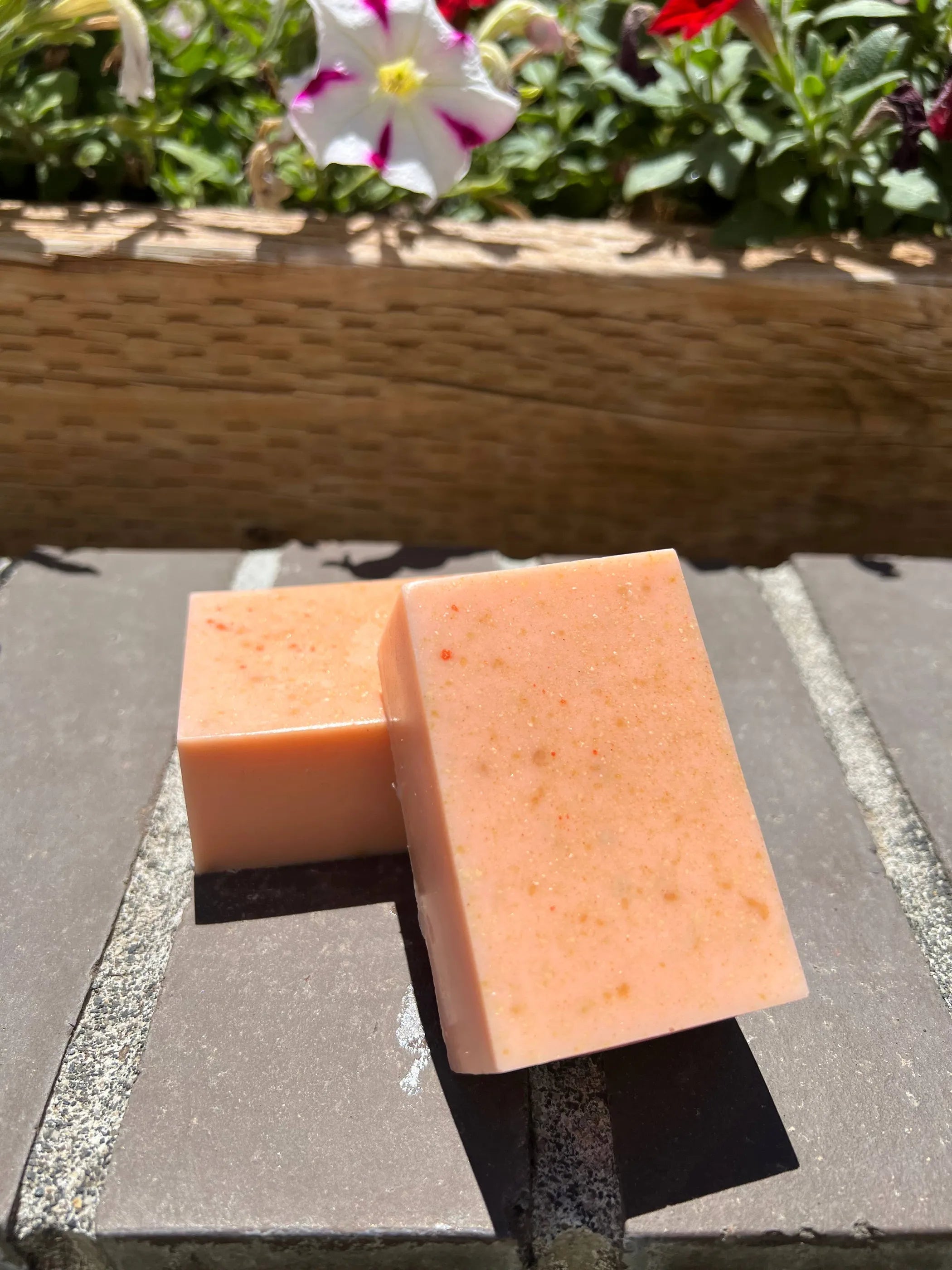 Exfoliating Carrot Soap- 4 oz Bars