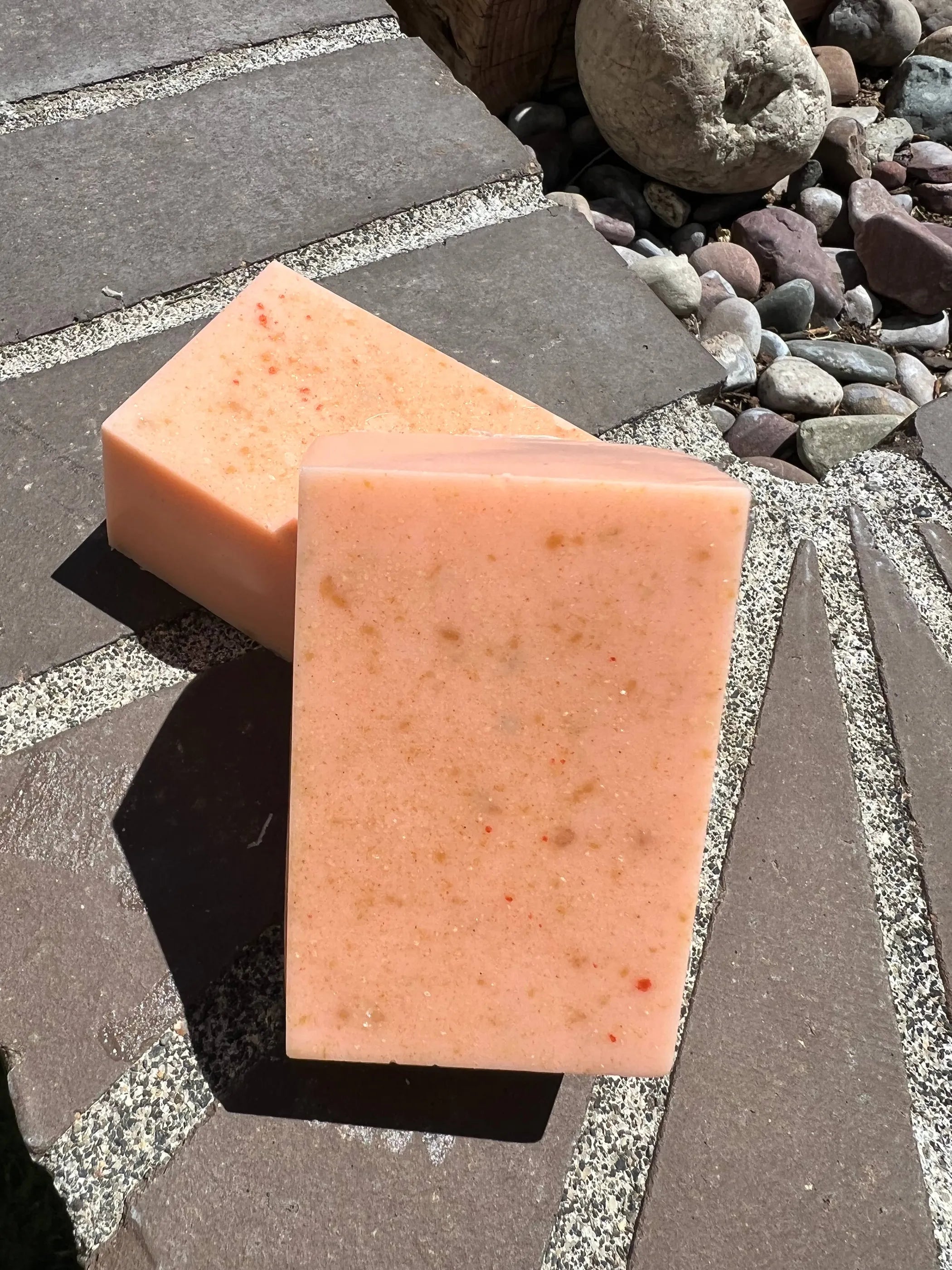 Exfoliating Carrot Soap- 4 oz Bars
