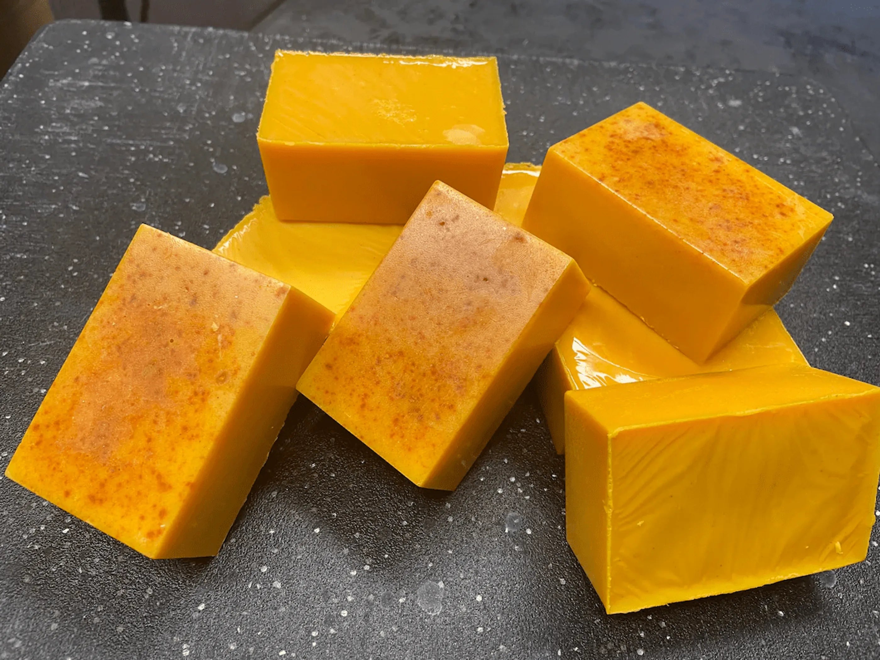 Kojic Acid Soap Bar with Raw Tumeric and Papaya Powder