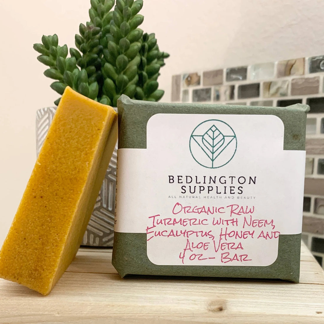 Organic Raw Turmeric with Neem Goats Milk Soap Bar