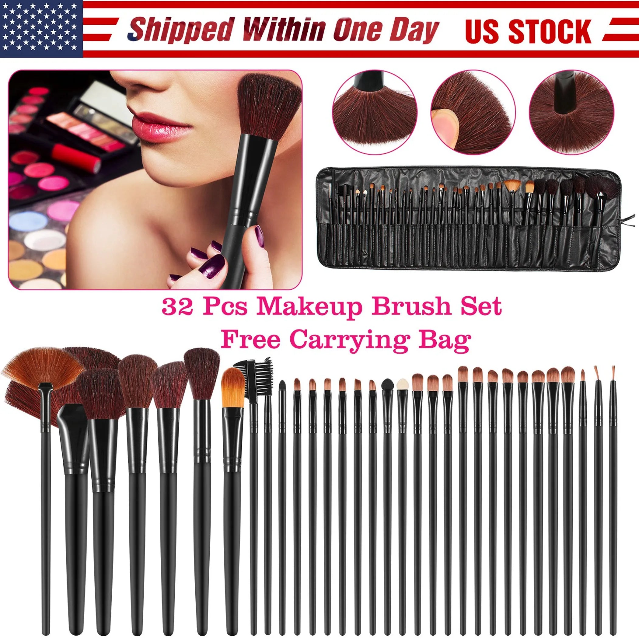32Pcs Makeup Brush Set