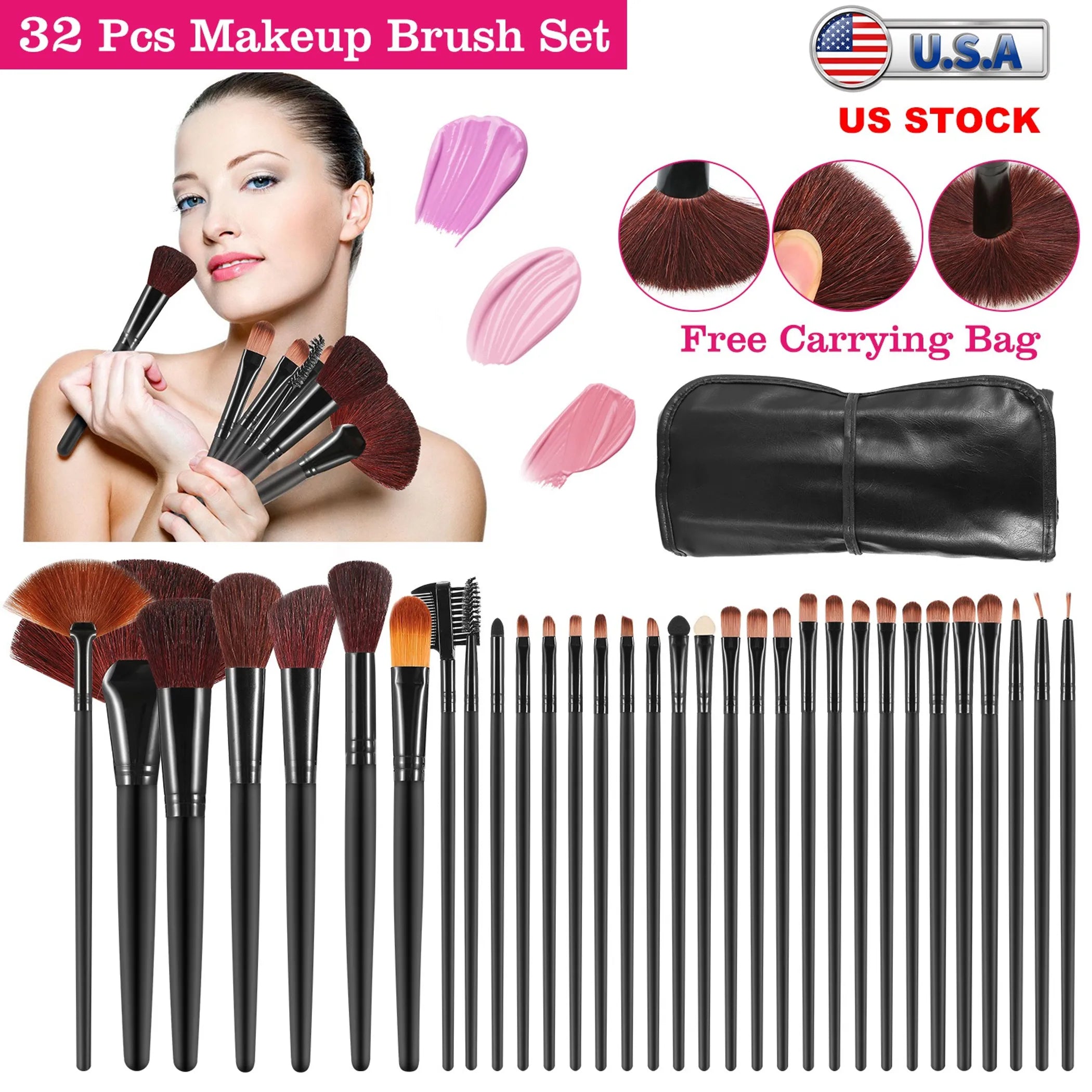 32Pcs Makeup Brush Set