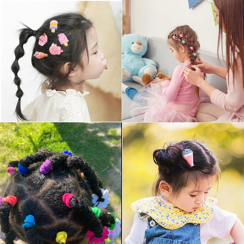 Nova Glam Essentials 1212-Piece Hair Accessories Kit - Hair Clips, Elastic Ties & Styling Tools for Girls & Women (69 Clip Styles + 1140 Bands)
