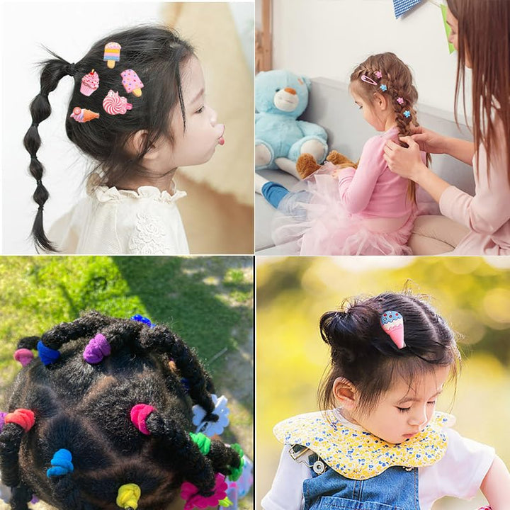 Nova Glam Essentials 1212-Piece Hair Accessories Kit - Hair Clips, Elastic Ties & Styling Tools for Girls & Women (69 Clip Styles + 1140 Bands)