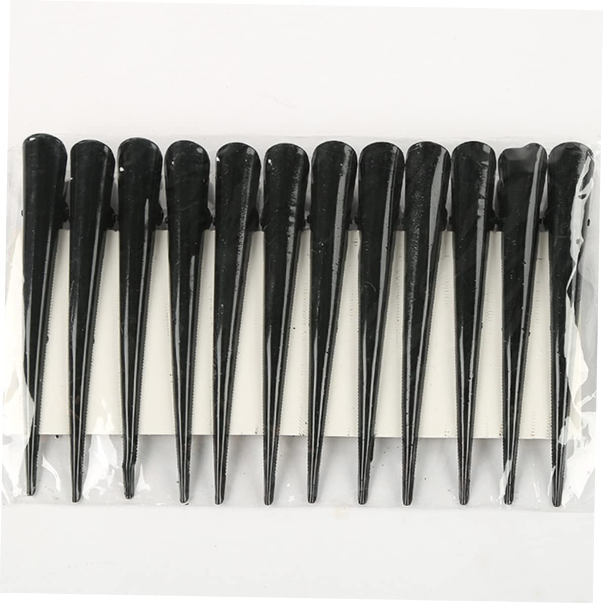 Nova Glam Essentials 8-Piece Professional Duckbill Clips - Seamless Metal Hair Partitioning Clips for Styling & Cutting 