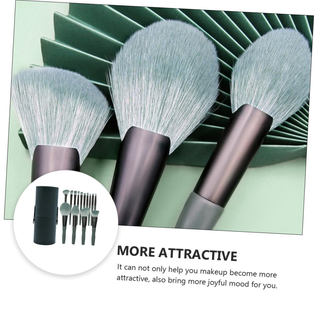14-Piece Professional Makeup Brush Set for Contouring, Blending, Shading, and Highlighting