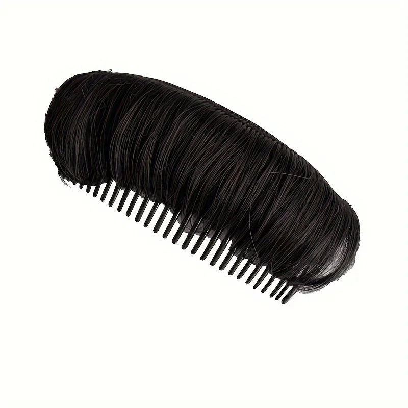 Nova Glam Essentials Invisible Volume Lift Hair Clips - Fluffy Synthetic Hair Bun for Instant Root Lift & Volume (Undetectable Wear)