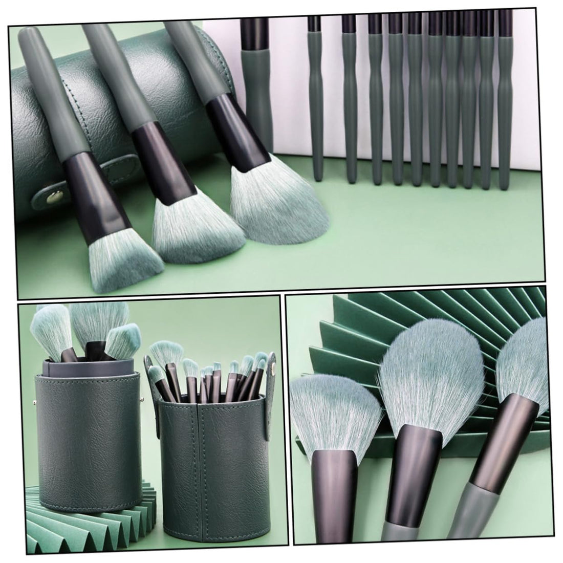 14-Piece Professional Makeup Brush Set for Contouring, Blending, Shading, and Highlighting