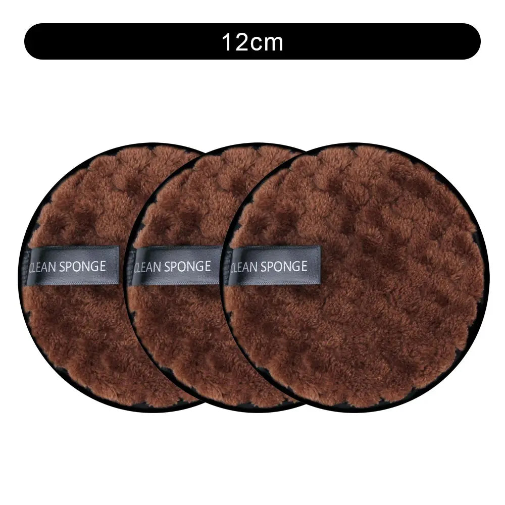 Nova Glam Essentials 3-Pack Double-Layer Microfiber Makeup Remover Pads