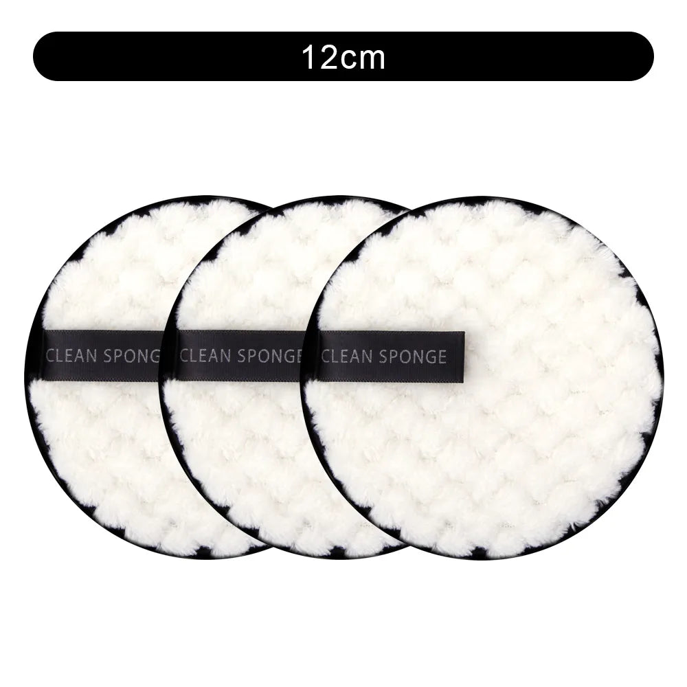 Nova Glam Essentials 3-Pack Double-Layer Microfiber Makeup Remover Pads