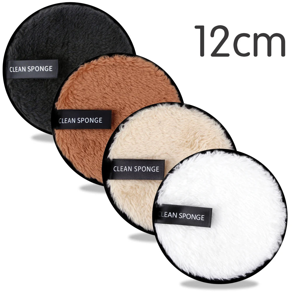 Nova Glam Essentials 4-Pack Reusable Microfiber Makeup Remover Pads