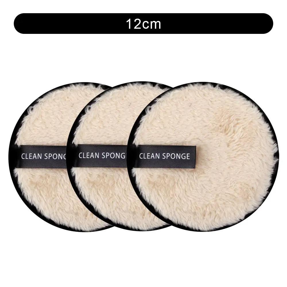 Nova Glam Essentials 3-Pack Double-Layer Microfiber Makeup Remover Pads