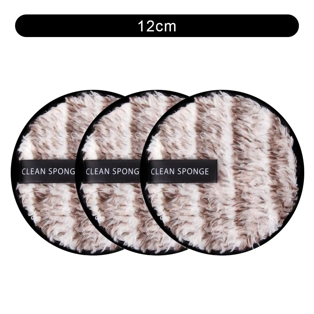 Nova Glam Essentials 3-Pack Double-Layer Microfiber Makeup Remover Pads