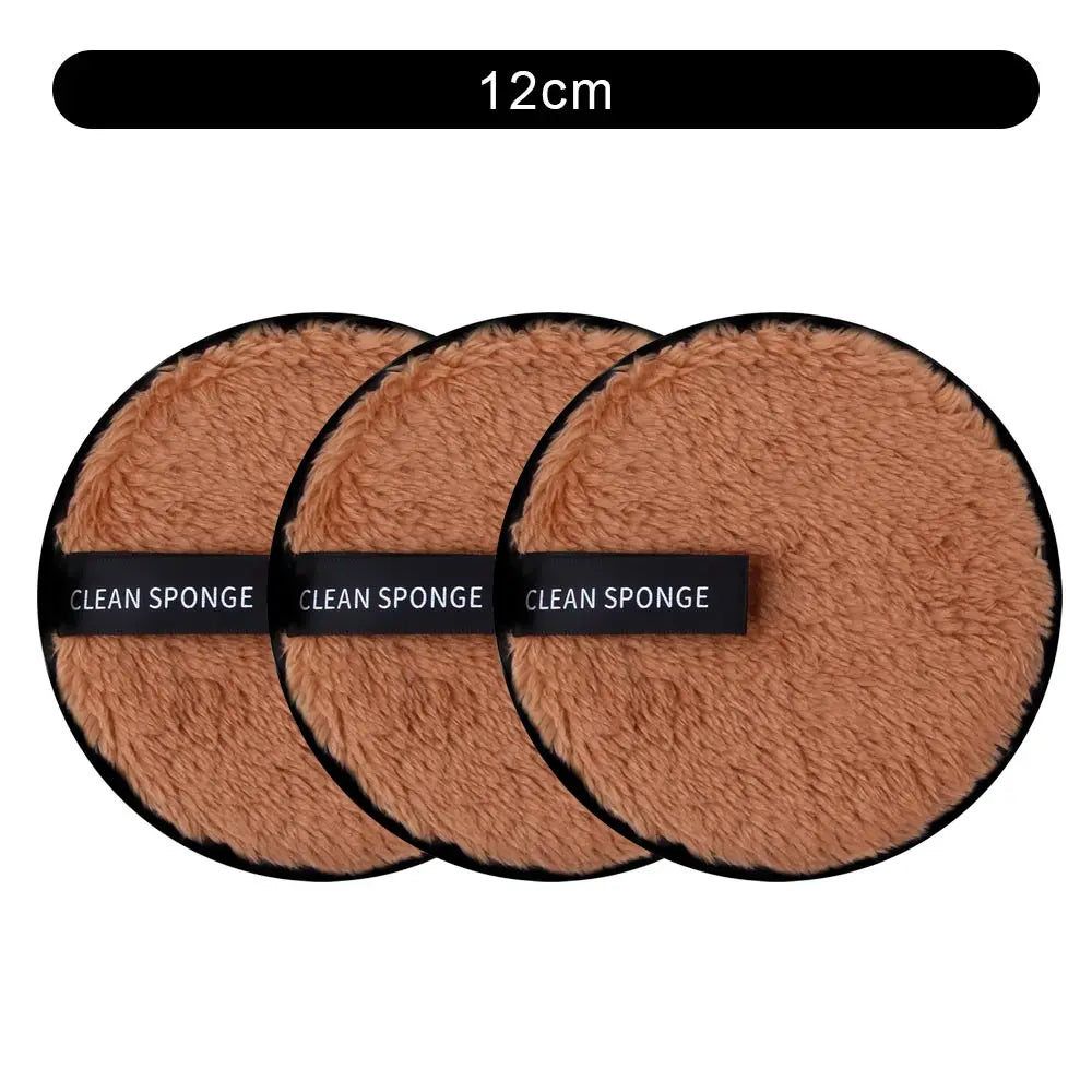 Nova Glam Essentials 3-Pack Double-Layer Microfiber Makeup Remover Pads