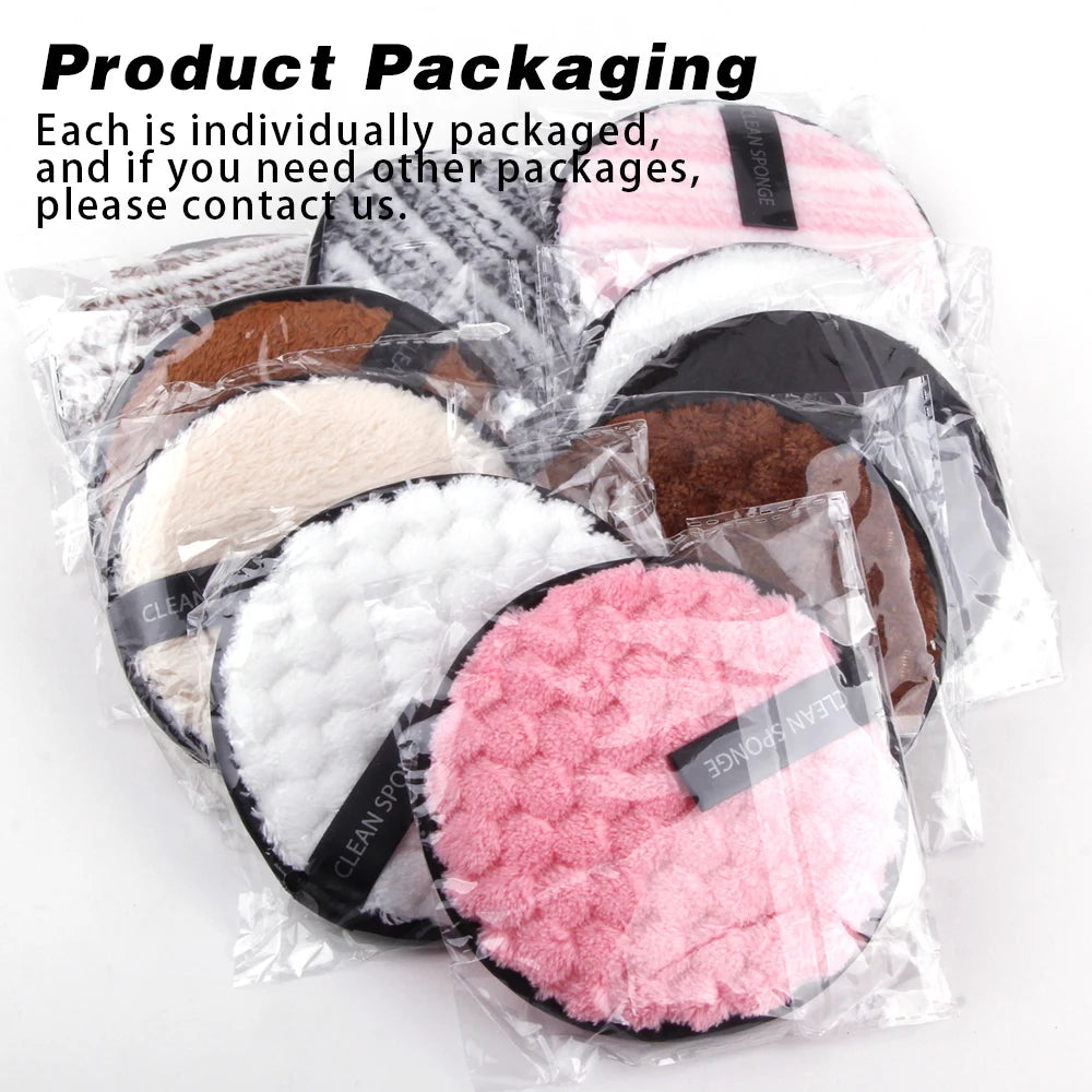 Nova Glam Essentials 4-Pack Reusable Microfiber Makeup Remover Pads