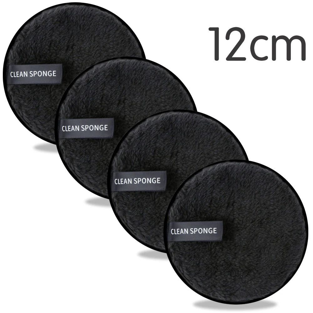 Nova Glam Essentials 4-Pack Reusable Microfiber Makeup Remover Pads