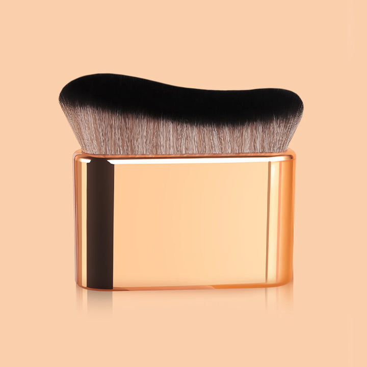 Nova Glam Essentials Wave Foundation Brush – Ergonomic Wavy Design for Streak-Free Blending