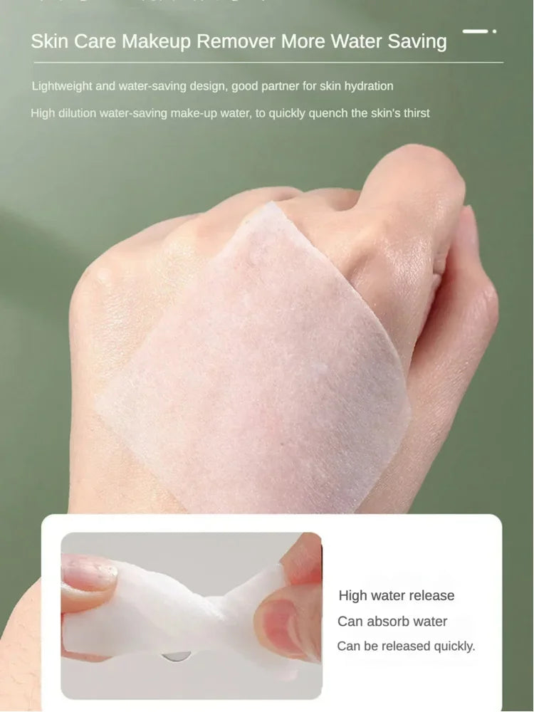 Nova Glam Essentials 500-Pack Plant Fiber Makeup Cotton Pads – Biodegradable Soft Facial Pads for Toner, Makeup Removal & Mask Application