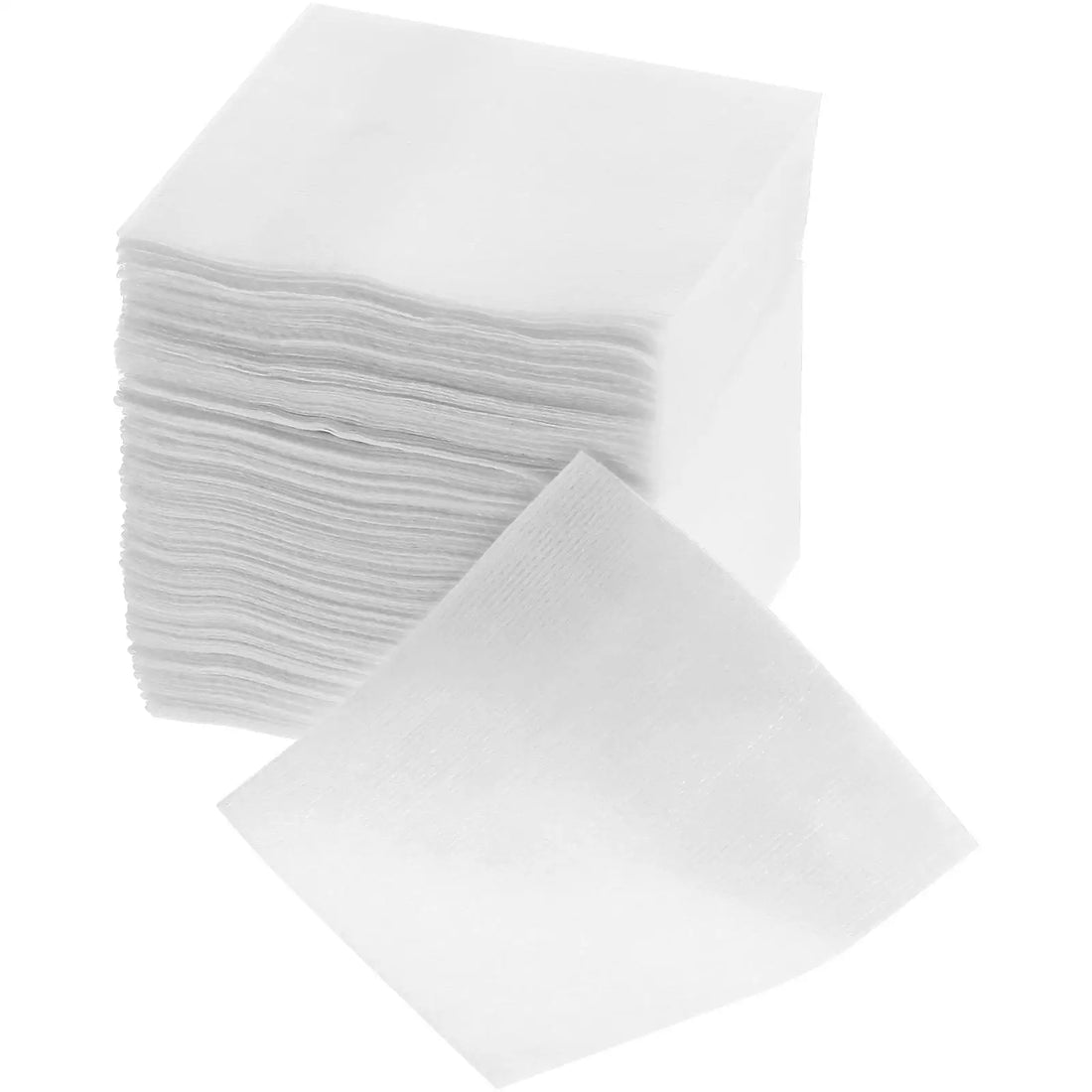 Nova Glam Essentials 100-Pack Disposable Non-Woven Facial Pads – Premium Soft Makeup Remover Cloths for Skincare & Professional Wound Care