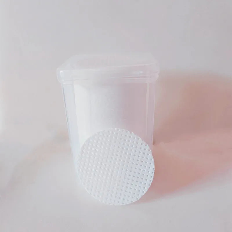 200PCS/Box Eyelash Glue Cleaning Cotton Pads Multi-Shape Lint-Free Gel Nail Polish Remover Cotton Wipes Removal Manicure Tools