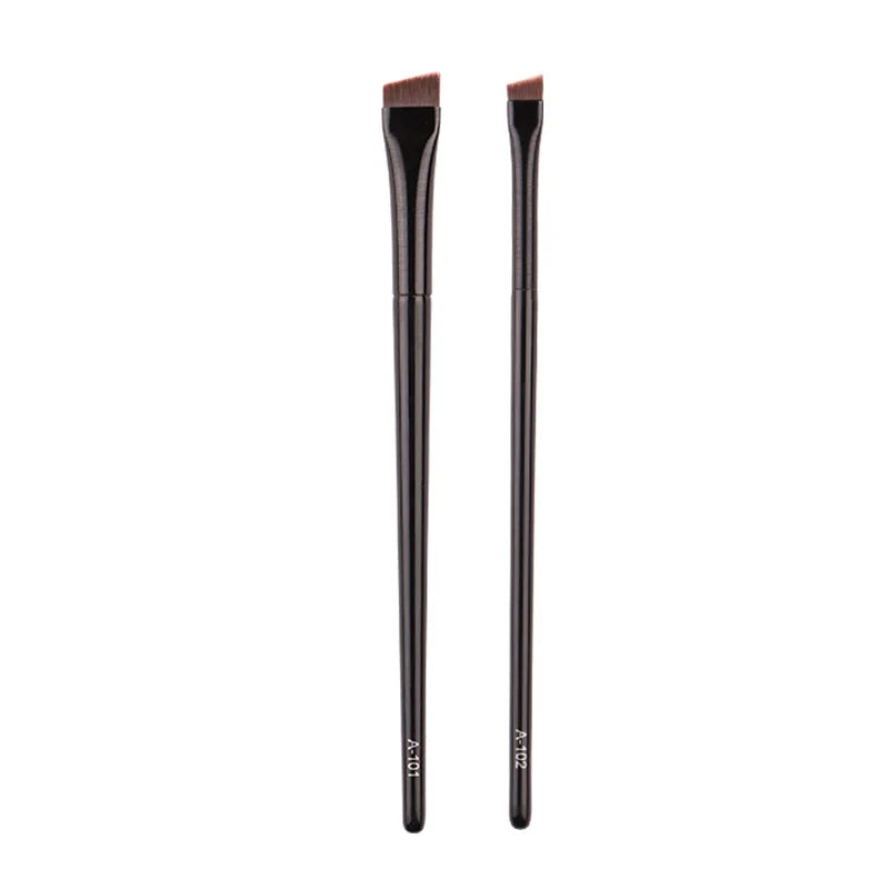 Nova Glam Essentials Angled Brow & Eyeliner Brushes – 5/10/20/50pcs Bulk Set