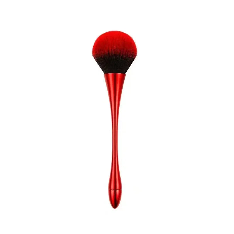 Nova Glam Essentials Loose Powder Brush – Soft Wool Fiber Highlight & Blush Applicator