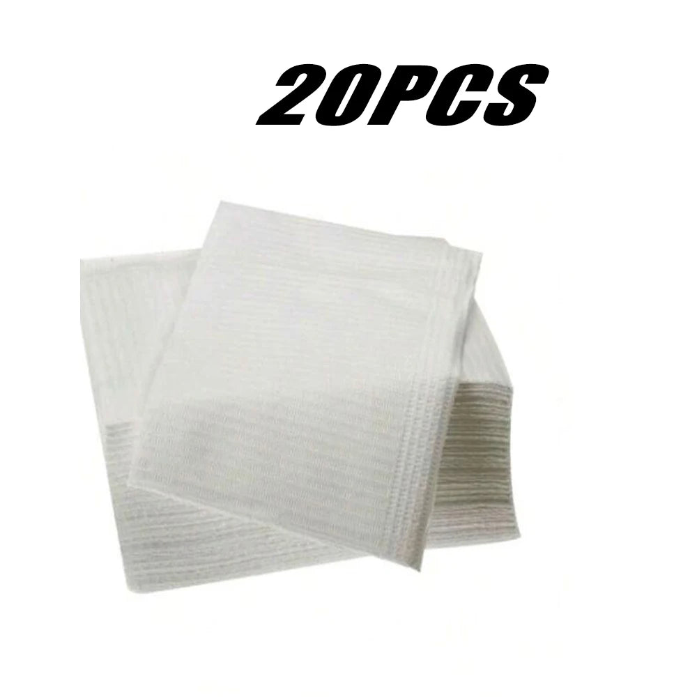 Nova Glam Essentials Disposable Nail Table Mats – 5/20-Pack Waterproof 3-Ply Manicure Paper
