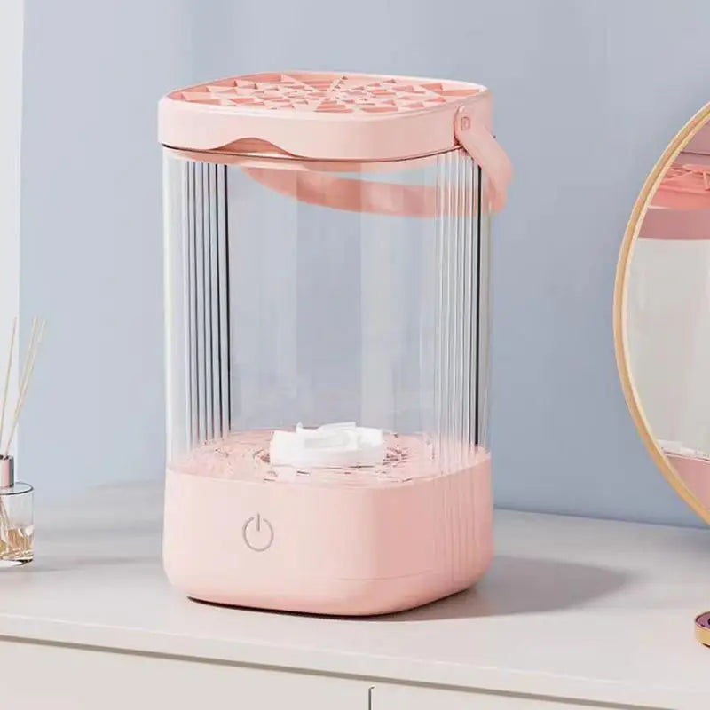 Nova Glam Essentials Electric Brush Cleaner – 3-in-1 Cleaning, Drying & Storage Machine