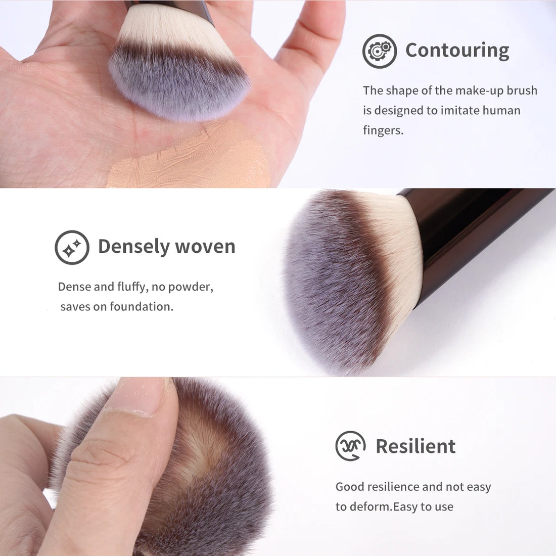 Nova Glam Essentials 20-Piece Double-Ended Brush Set – Compact Travel Makeup Kit