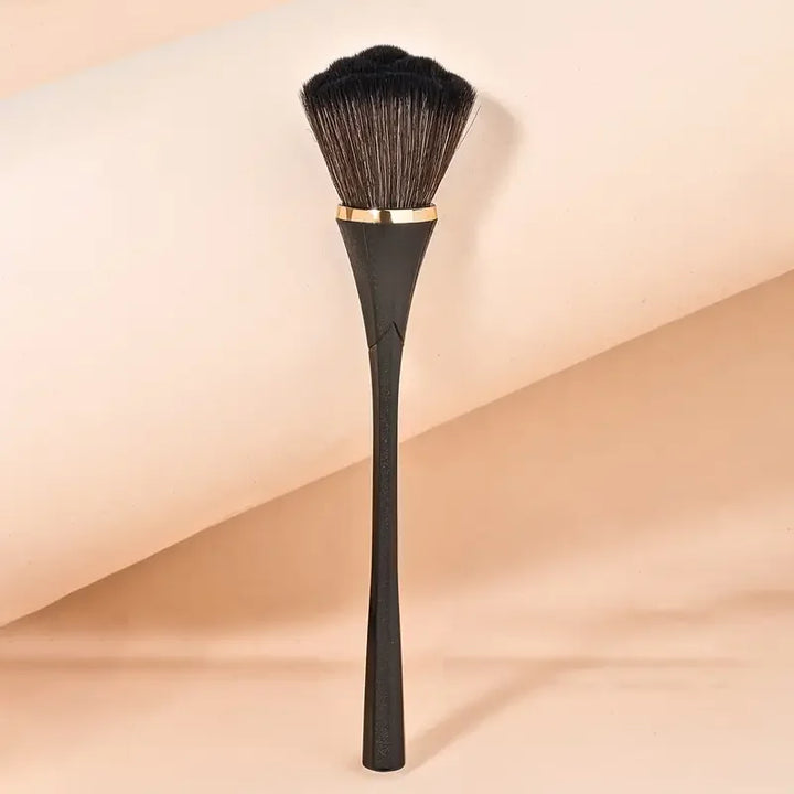 Nova Glam Essentials Professional Rose Powder Blush Brush - Ultra-Soft Natural Bristles for Seamless Blending