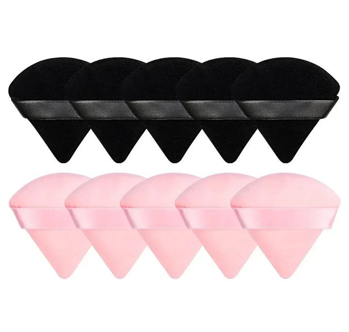 Nova Glam Essentials 15-Piece Cosmetic Puff Set – Korean Beauty Sponges & Powder Puffs