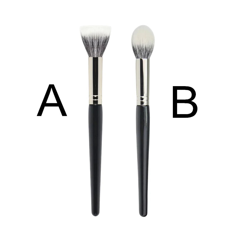 Nova Glam Essentials Dual-Fiber Stippling Brush – Goat & Synthetic Hair for Multi-Use Makeup