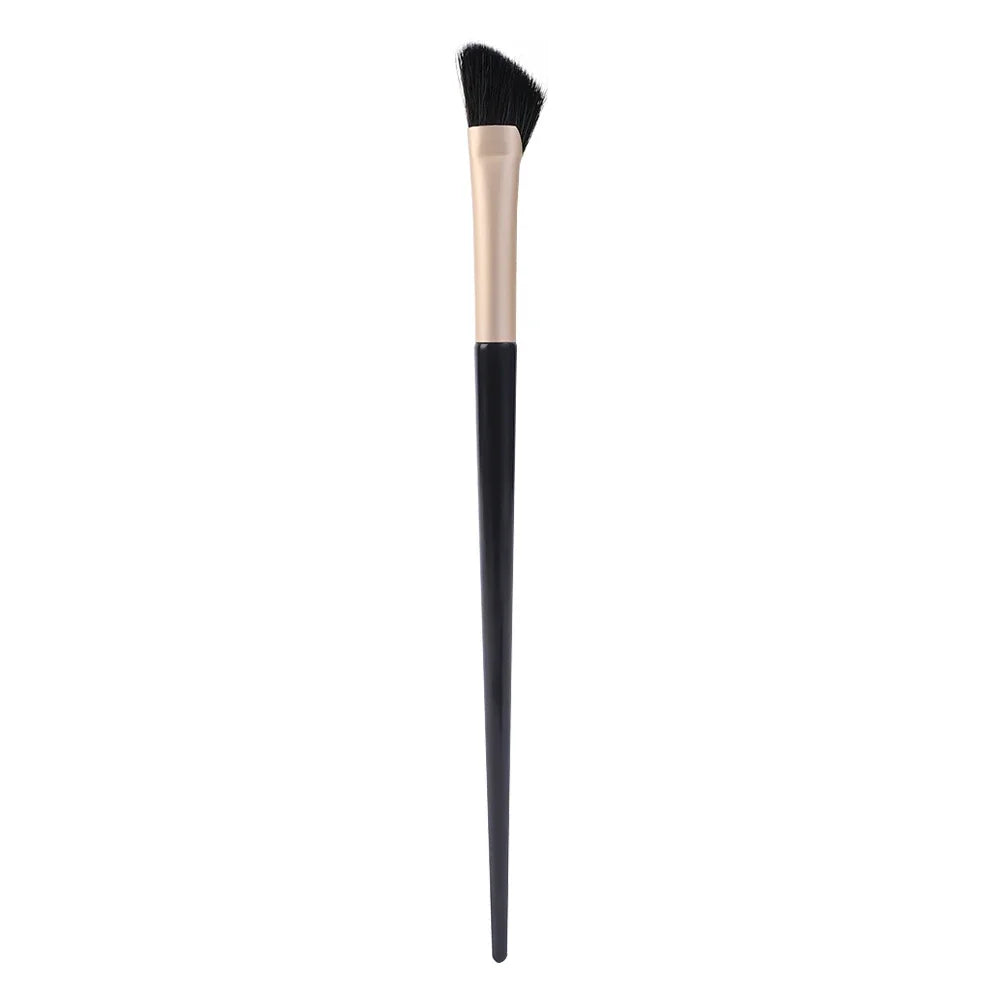 Nova Glam Essentials Flat Angled Nose Contour Brush – Sickle Curve Design for Precision Sculpting