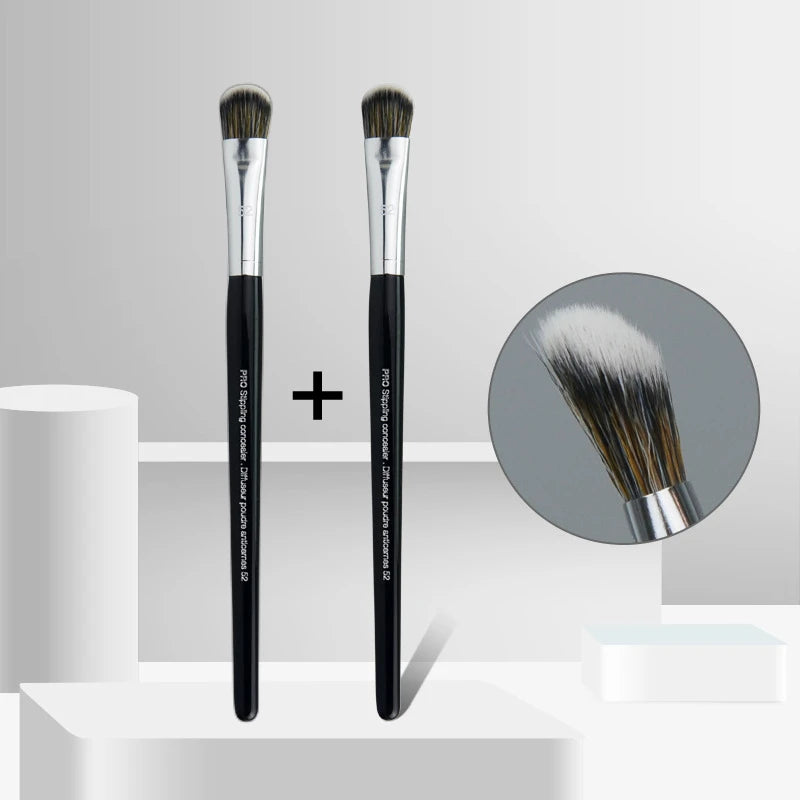 Nova Glam Essentials Broom Head Foundation Brush – Liquid & Concealer Blending Tool