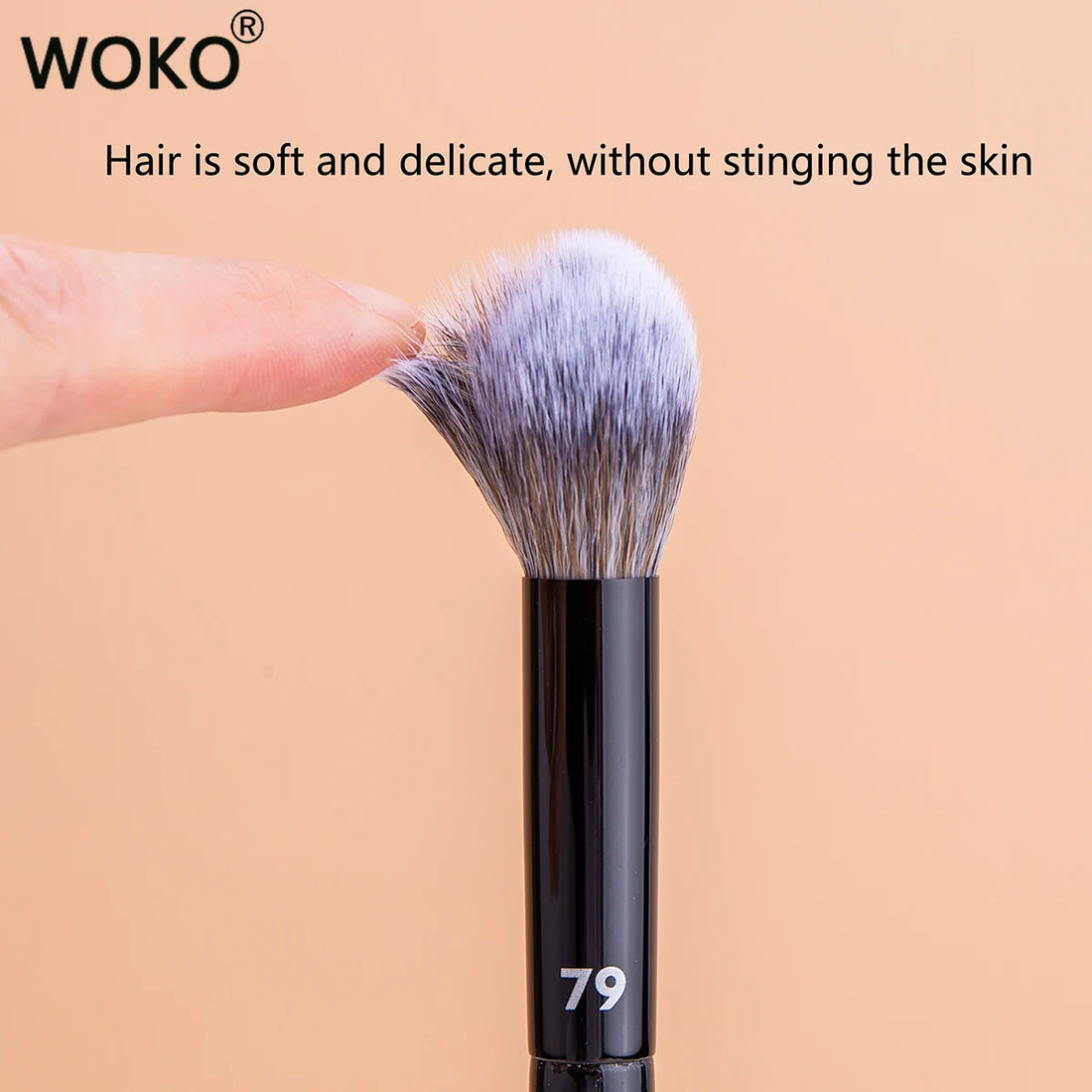 Nova Glam Essentials Tapered Contour Brush – Synthetic Bristles for Precision Sculpting