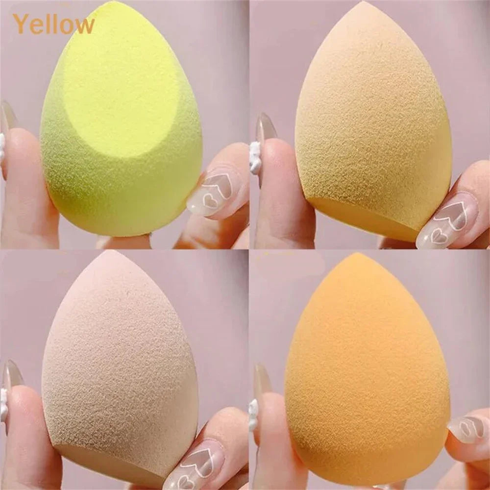 Nova Glam Essentials 8-Piece Latex Makeup Sponge Set – Purple Beauty Egg Blenders & Mini Puffs