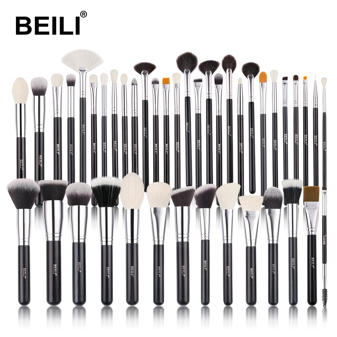 Ultra-Soft Goat Hair Makeup Brushes – Hypoallergenic & Sensitive Skin Friendly”