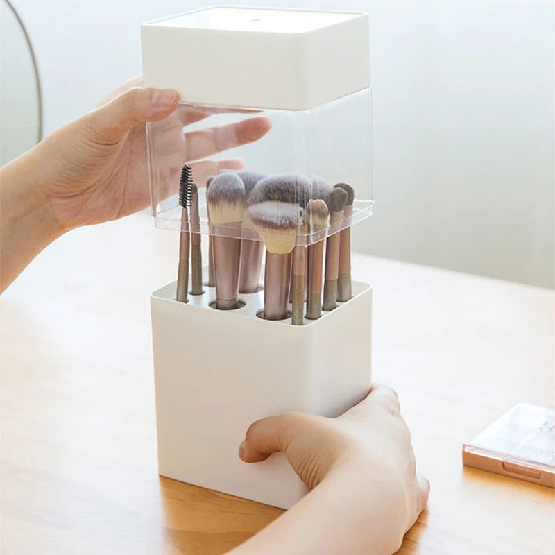 Nova Glam Essentials 2-in-1 Makeup Storage & Drying Rack – PP Material Organizer