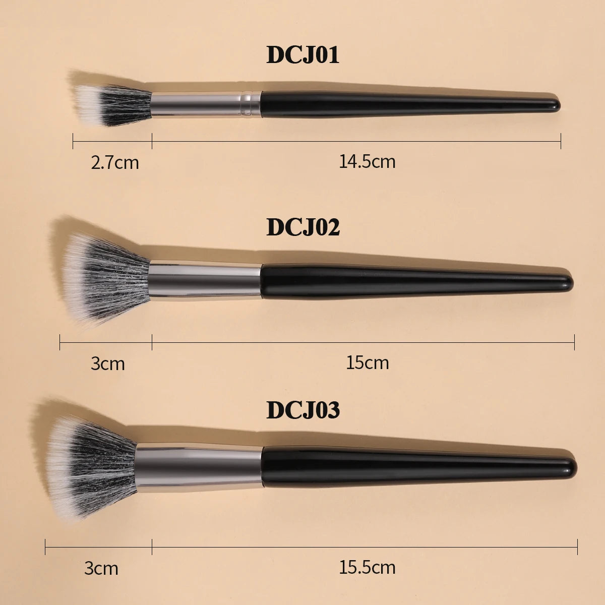Natural Goat Hair Bristles – Soft, Streak-Free Makeup Blending