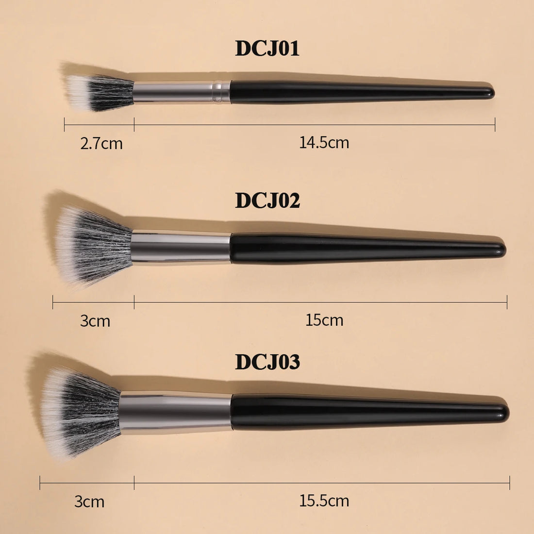 Natural Goat Hair Bristles – Soft, Streak-Free Makeup Blending