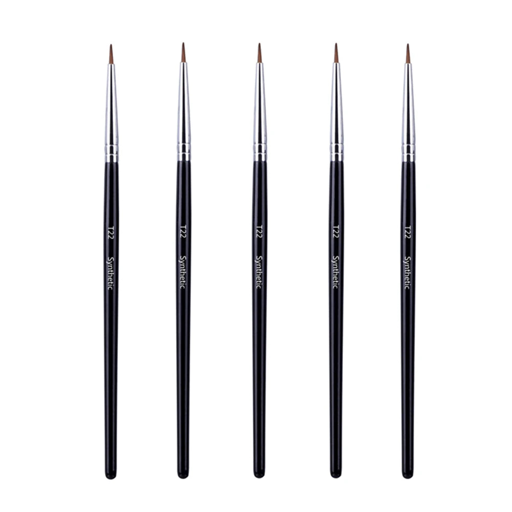 Nova Glam Essentials Angled Brow & Eyeliner Brushes – 5/10/20/50pcs Bulk Set