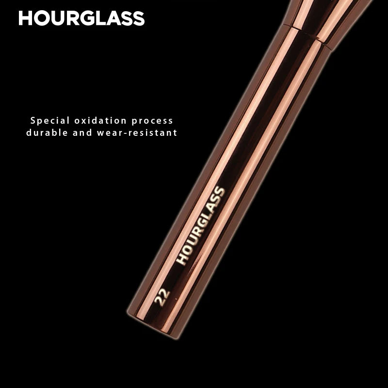 Nova Glam Essentials Angled Foundation Brush – Synthetic Bristles for Liquid & Cream Blending