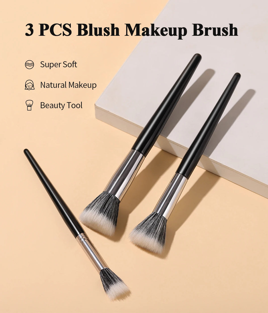 Natural Goat Hair Bristles – Soft, Streak-Free Makeup Blending