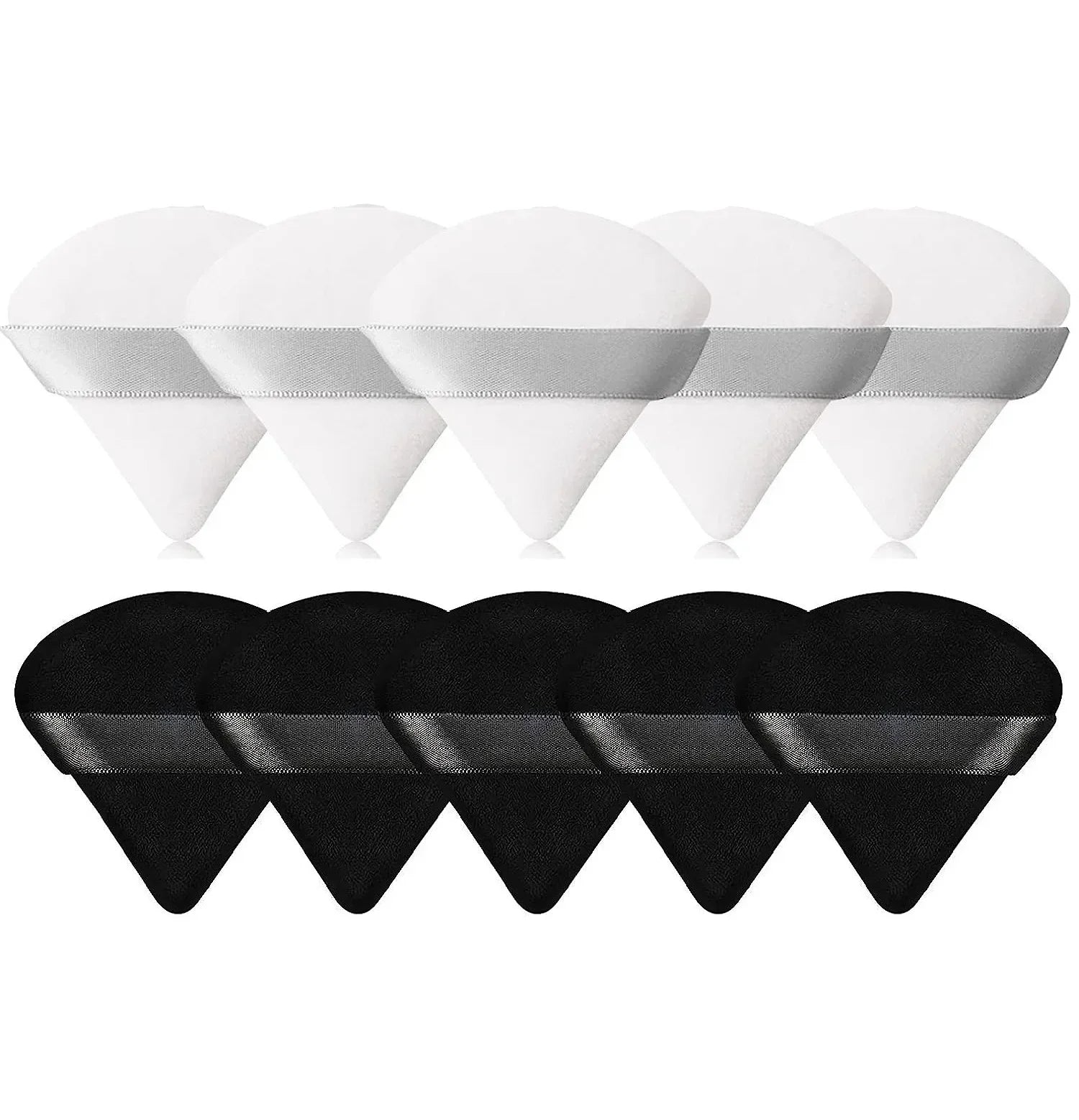 Nova Glam Essentials 15-Piece Cosmetic Puff Set – Korean Beauty Sponges & Powder Puffs