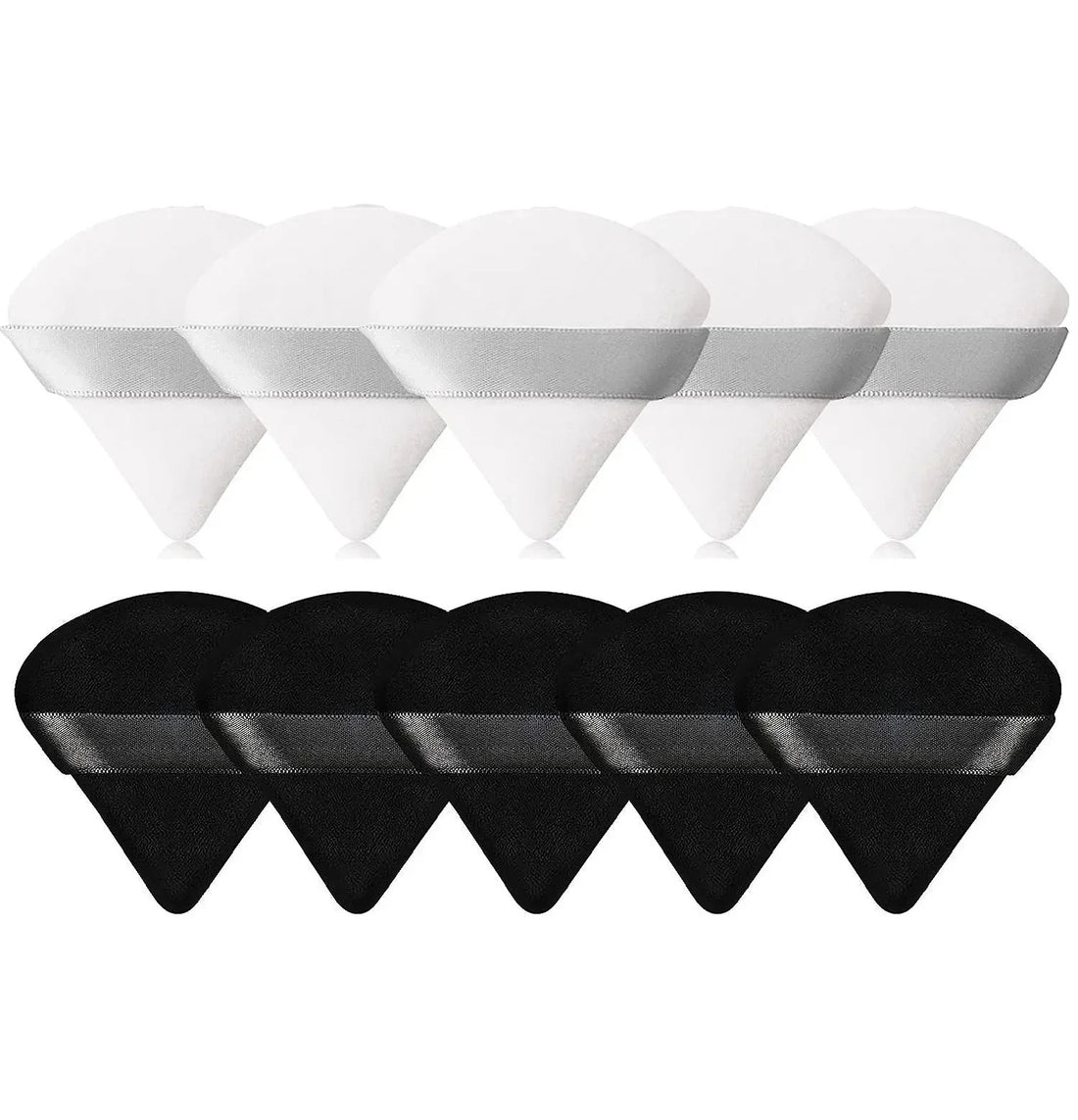 Nova Glam Essentials 15-Piece Cosmetic Puff Set – Korean Beauty Sponges & Powder Puffs