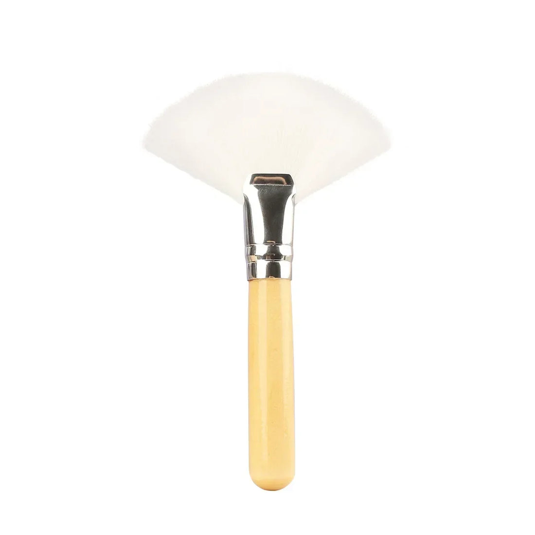 Nova Glam Essentials Fan Blush Brush – Korean-Inspired Wool Bristles for Even Application