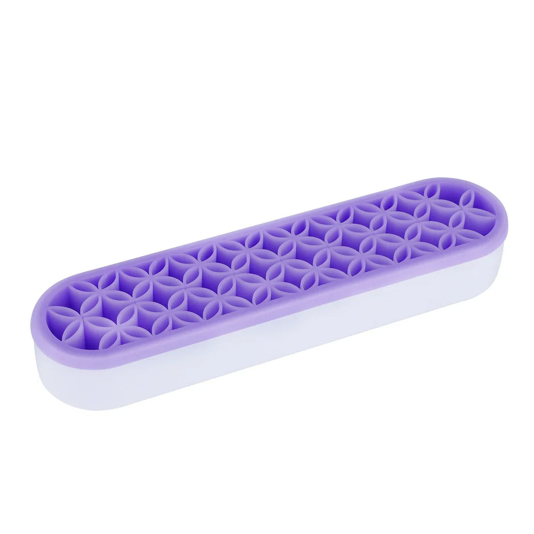Nova Glam Essentials Silicone Brush Organizer – Multi-Size Holes for Brushes & Nail Tools